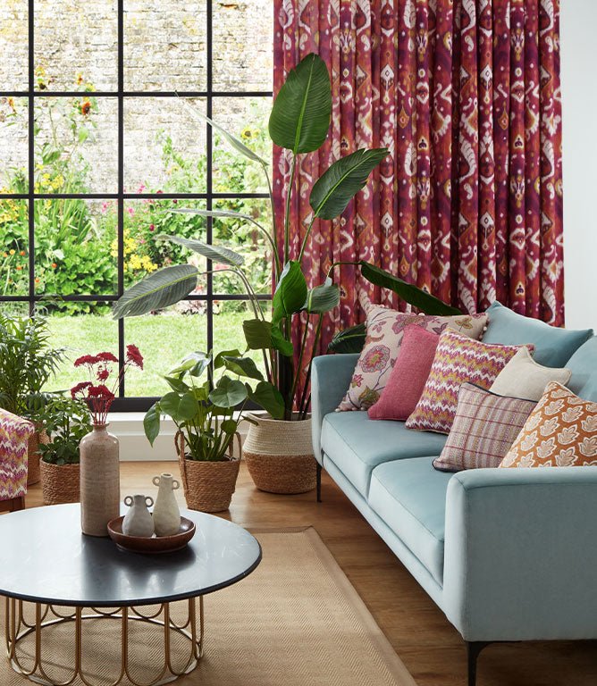 Manasi FR Fabric / Cerise - Just Fabrics