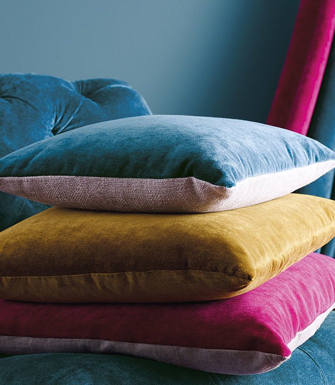 Boho Velvets Fabric / Marine - Just Fabrics