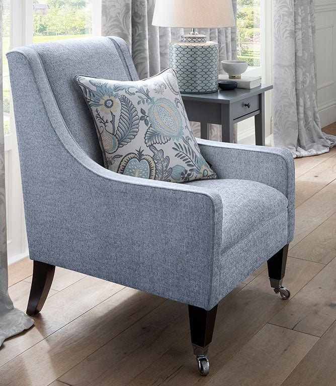 Winter Fruits Fabric / Chrome - Just Fabrics