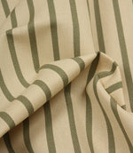 Riviera Stripe Outdoor Fabric / Sap Green - Just Fabrics