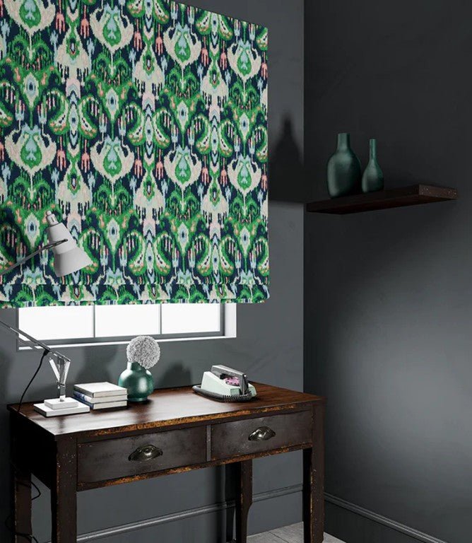 Bukhara Fabric / Emerald - Just Fabrics