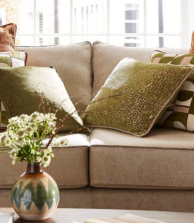 Mandal Fabric / Olive - Just Fabrics