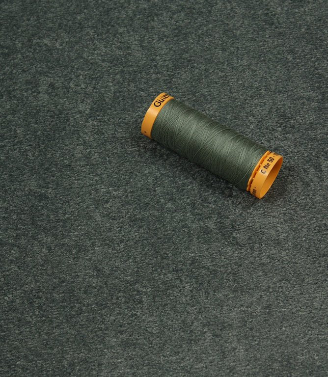 Whittington Velvet FR Fabric / Petrol - Just Fabrics