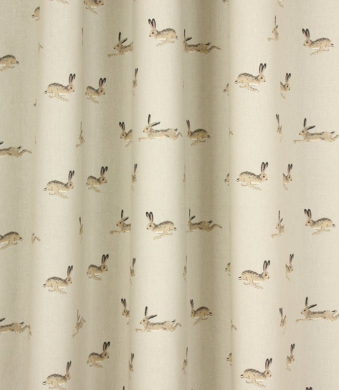 Hare Fabric / Stone - Just Fabrics