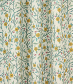 Yamuna Fabric / Teal Cream - Just Fabrics