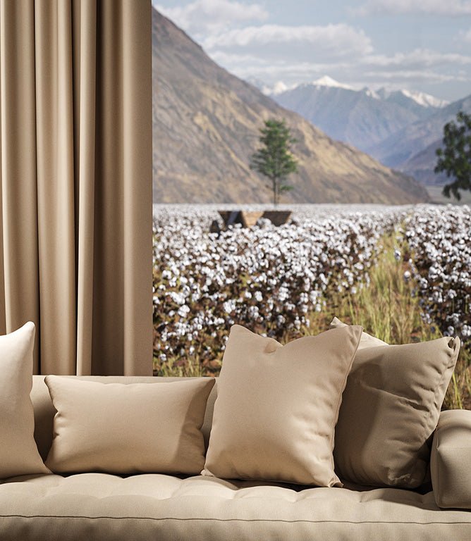 Oxford Fabric / Ecru - Just Fabrics