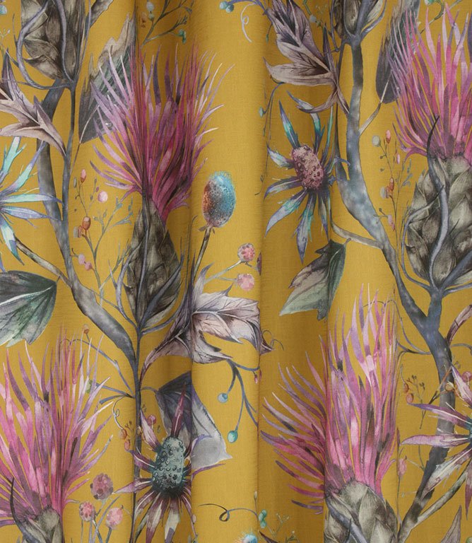 Elysium Fabric / Gold - Just Fabrics