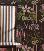 Regency Aperigon Fabric / Nut / Alabaster - Just Fabrics