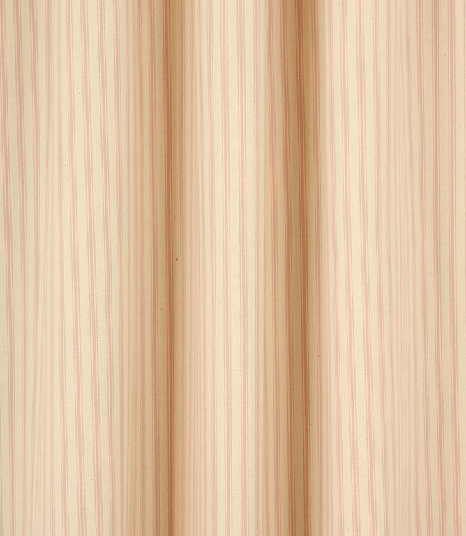 JF Ticking Fabric / Pink - Just Fabrics