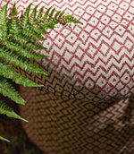 Cheslyn Fabric / Claret / Cream - Just Fabrics