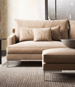 Ripley Chenille FR Fabric / Llama - Just Fabrics