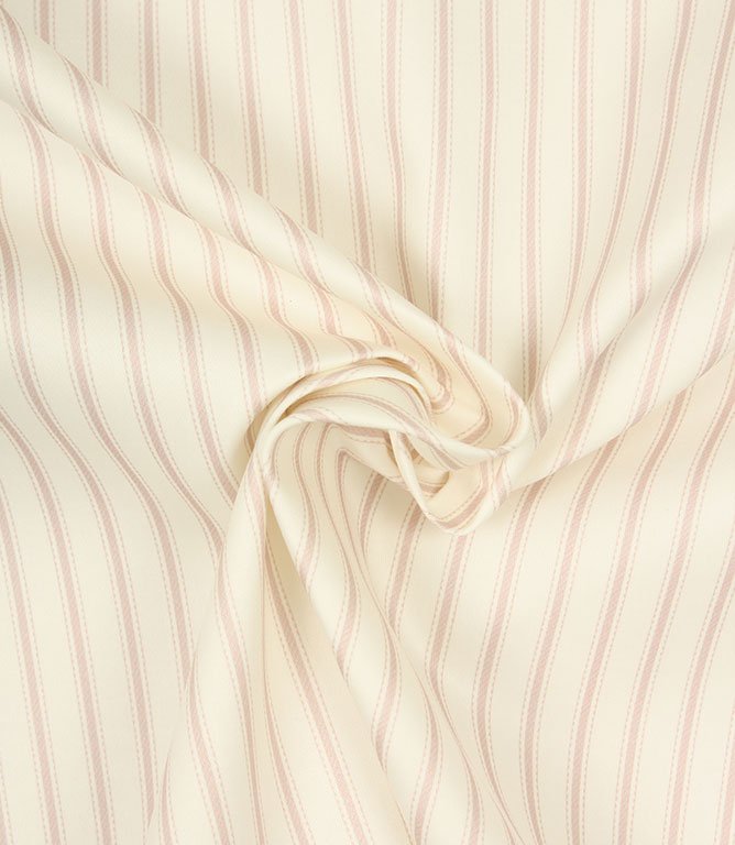 JF Ticking Deluxe Lining Fabric / Blush - Just Fabrics