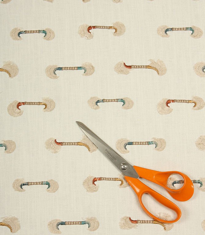 Caspian Fabric / Chalk - Just Fabrics