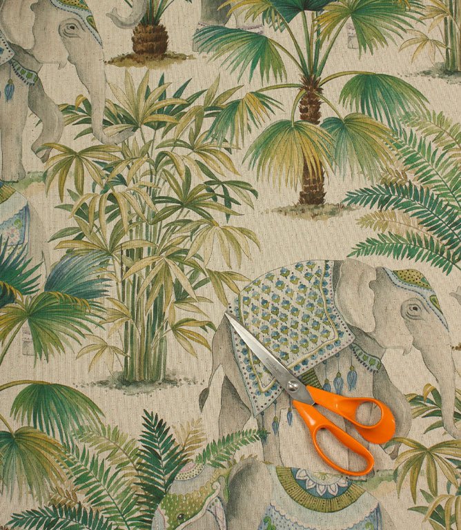 Regalia Fabric / Green - Just Fabrics