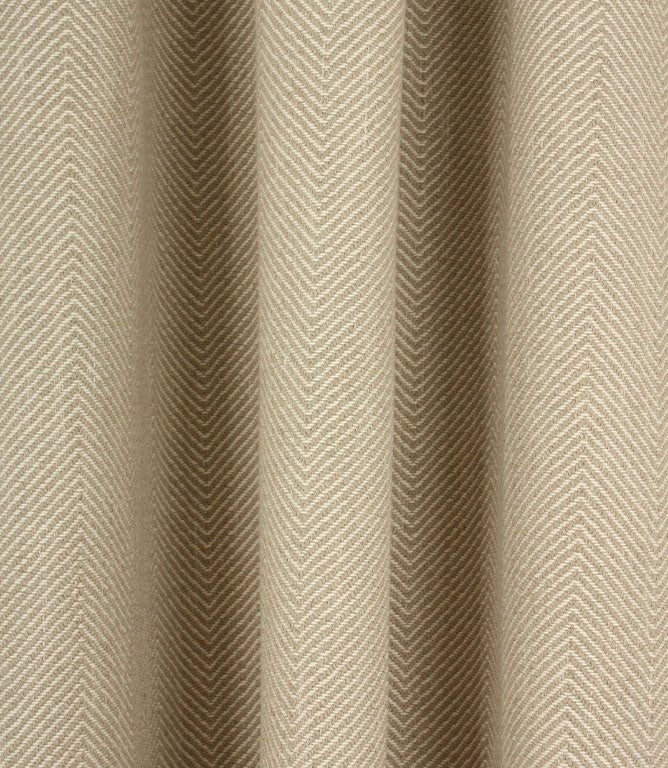 Charlbury Herringbone Fabric / Argent - Just Fabrics