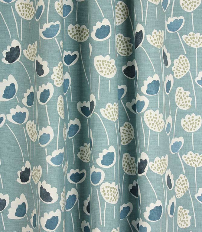 Clara Fabric / Indigo - Just Fabrics