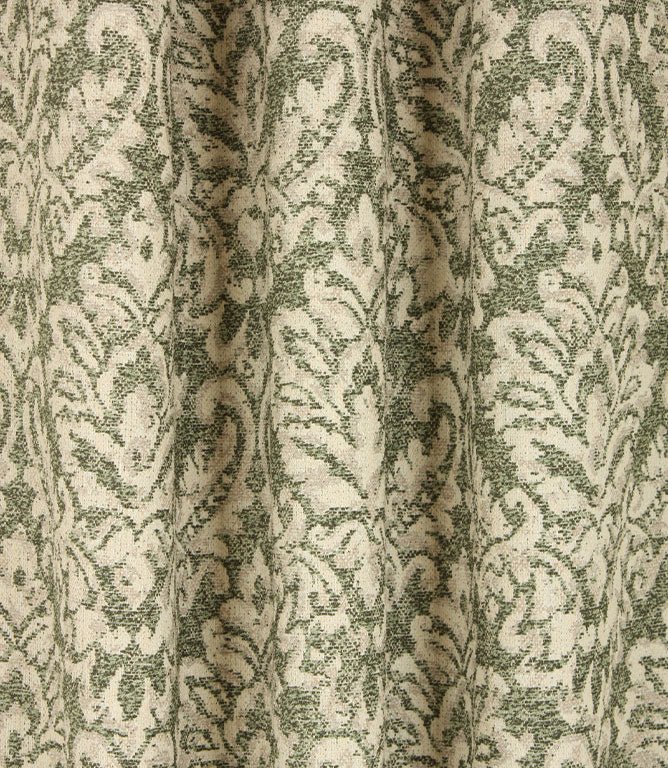 Hester Damask Fabric / Mint - Just Fabrics