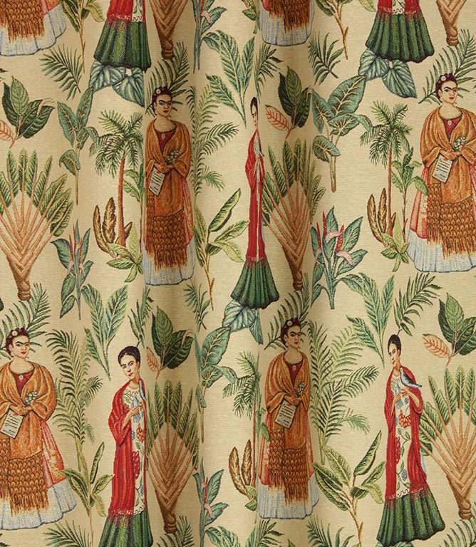 Frida Kahlo Tapestry Fabric / Multi - Just Fabrics