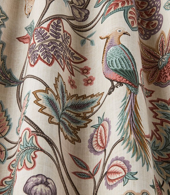 Chanterelle Fabric / Wineberry - Just Fabrics