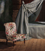 Lakeland Paradis Velvet Fabric / Carmine / Geolu - Just Fabrics