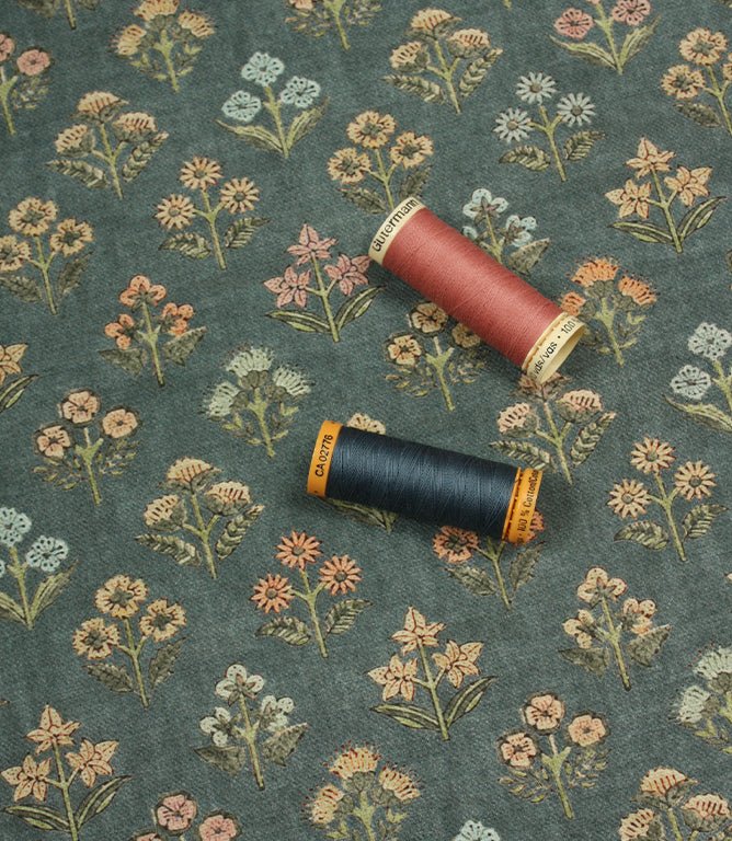 Amari Fabric / Spruce - Just Fabrics