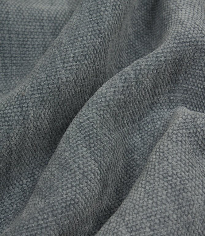 Elcombe Chenille Fabric / Airforce - Just Fabrics