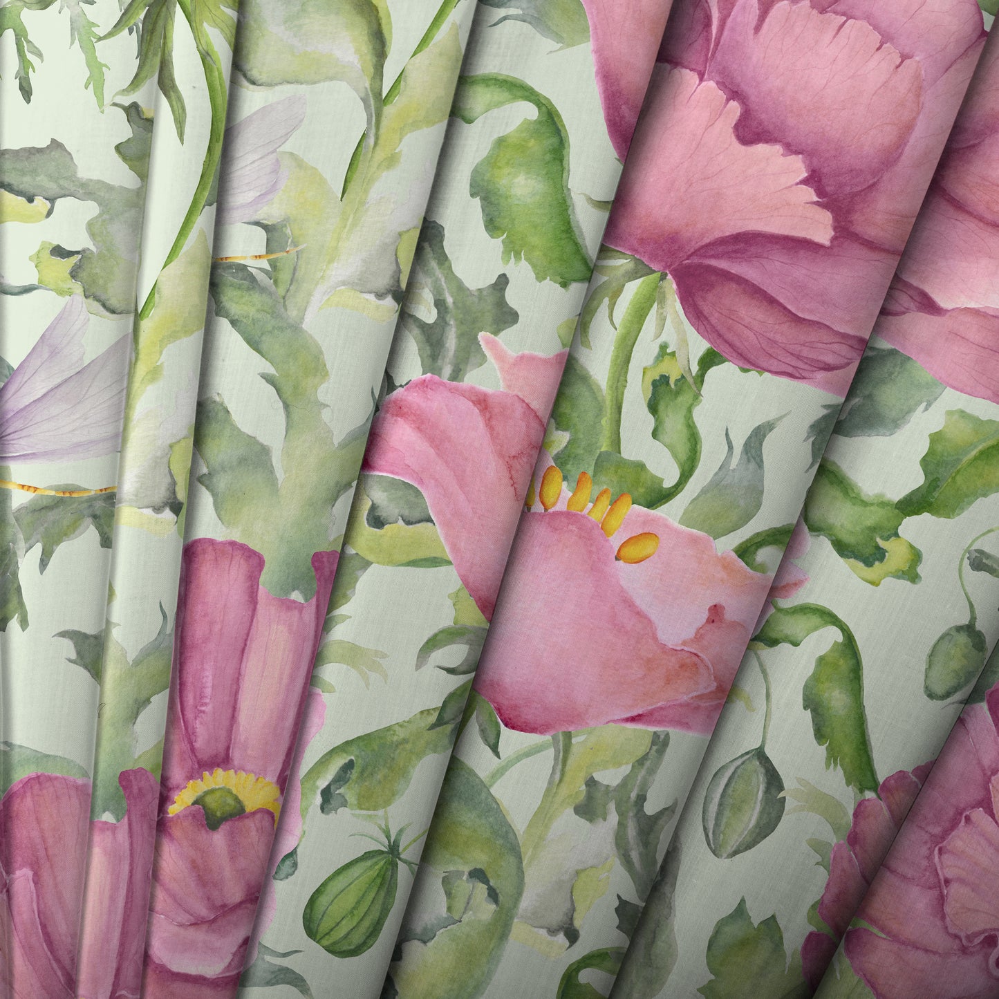 Valeria Fabric / Sage - Just Fabrics