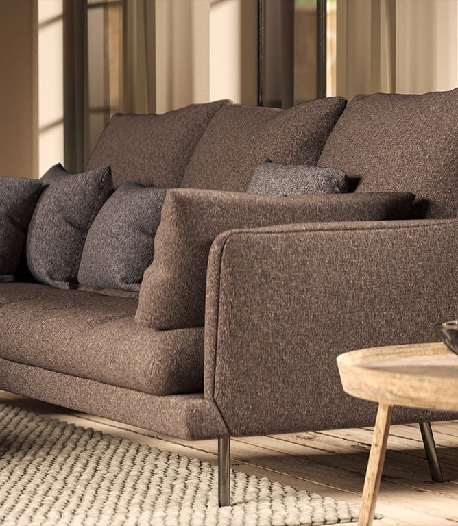 Bramley FR Fabric / Mocha - Just Fabrics