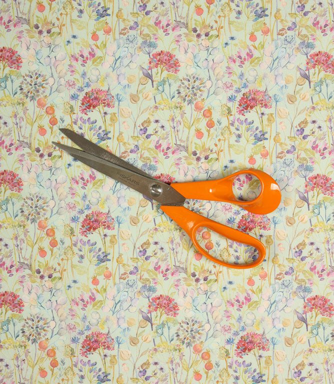 Hedgerow Lomond Fabric / Duck Egg - Just Fabrics