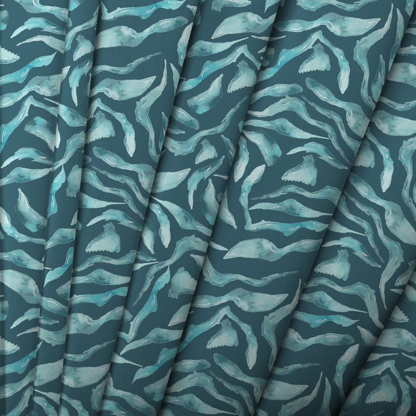 Balaya Fabric / Teal - Just Fabrics