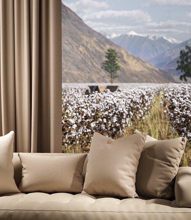 Oxford FR Fabric / Natural - Just Fabrics