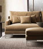 Ripley Chenille FR Fabric / Khaki - Just Fabrics