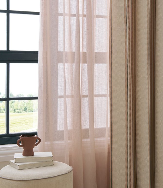 Niko Voile Fabric / Putty - Just Fabrics