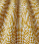 Houndstooth FR Fabric / Ochre - Just Fabrics