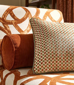 Orbit Fabric / Claret - Just Fabrics