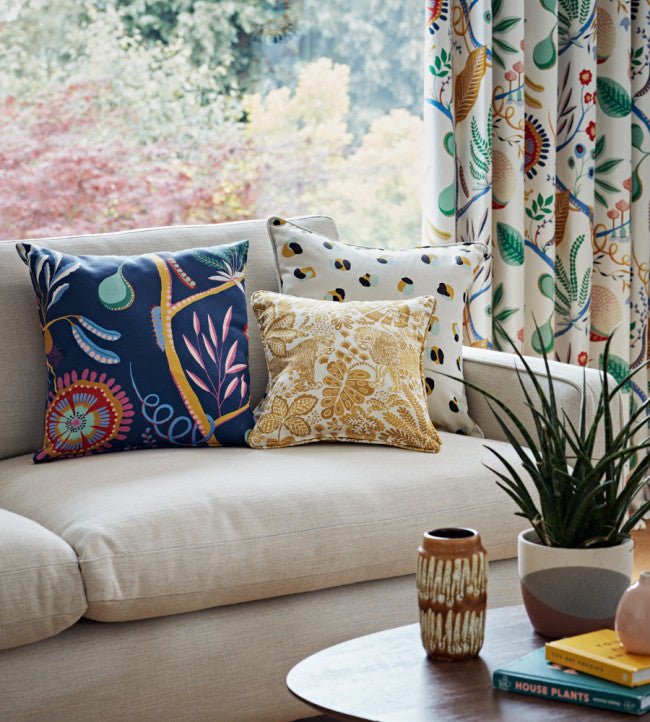 Jackfruit And The Beanstalk Fabric / Midnight - Just Fabrics