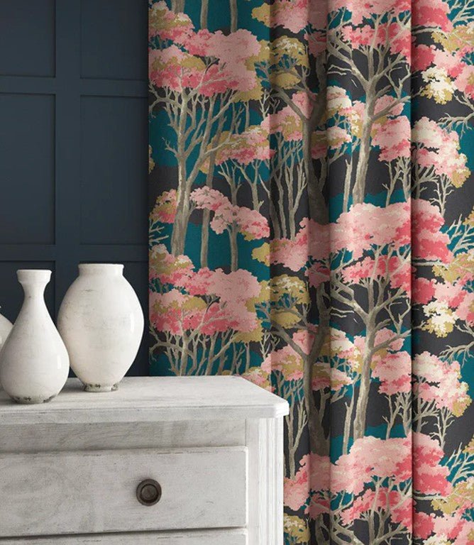 Arboreal Fabric / Cerise - Just Fabrics