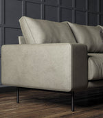 Albury Faux Leather FR Fabric / Seal - Just Fabrics