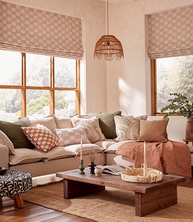 Aqualis Fabric / Auburn - Just Fabrics