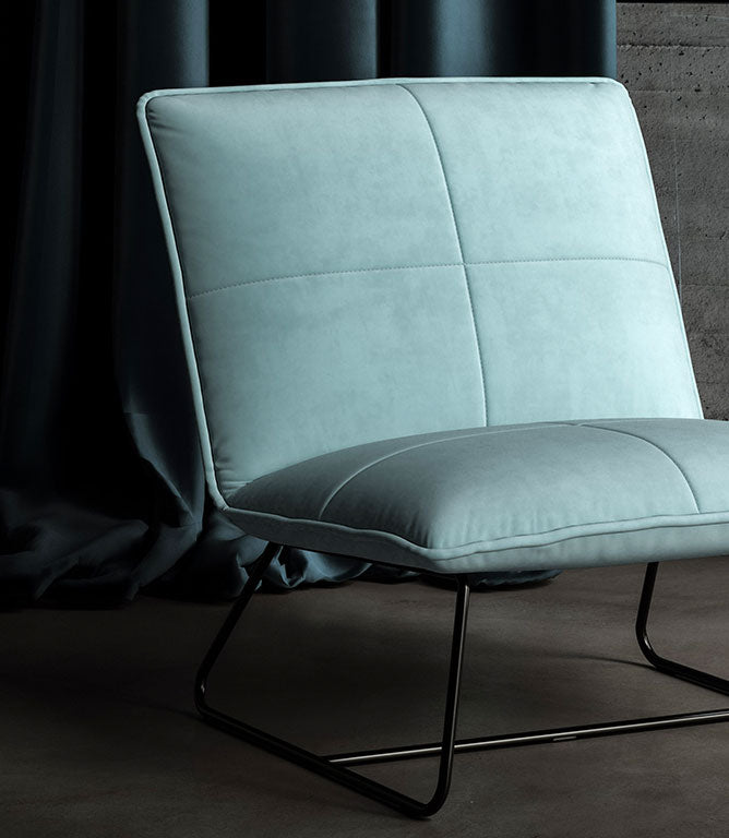 Cotswold Velvet FR Fabric / Airforce - Just Fabrics