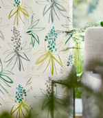Tillandsia Fabric / Kiwi / Juniper - Just Fabrics