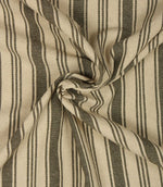 Aldsworth Stripe Fabric / Khaki - Just Fabrics