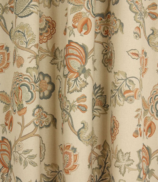 Jacobean Fabric / Clay - Just Fabrics