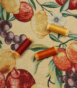 Citrina Tapestry Fabric / Natural - Just Fabrics