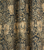 Honeysuckle Tapestry Fabric / Navy - Just Fabrics