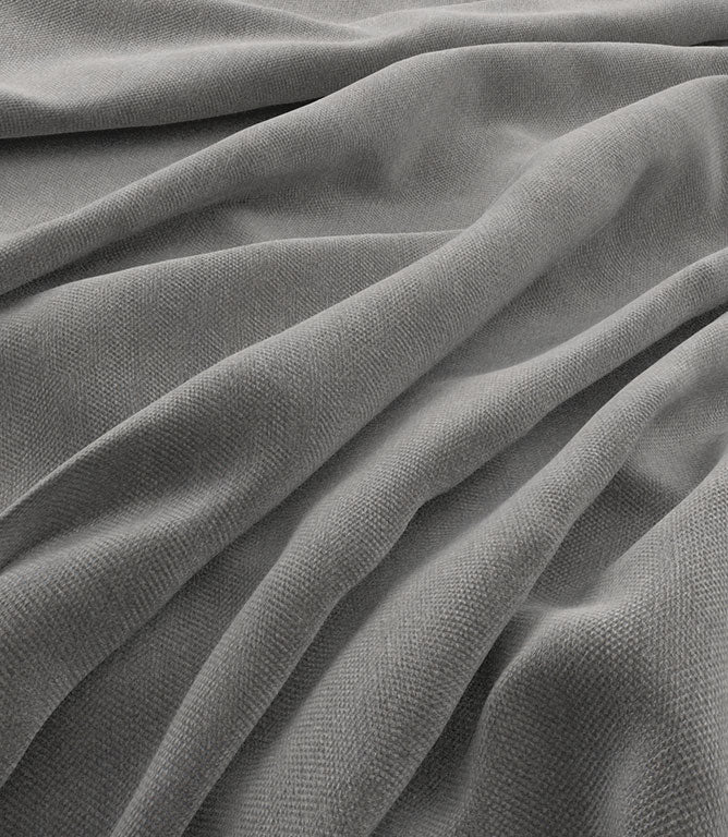 Harrow Chenille FR Fabric / Grey - Just Fabrics