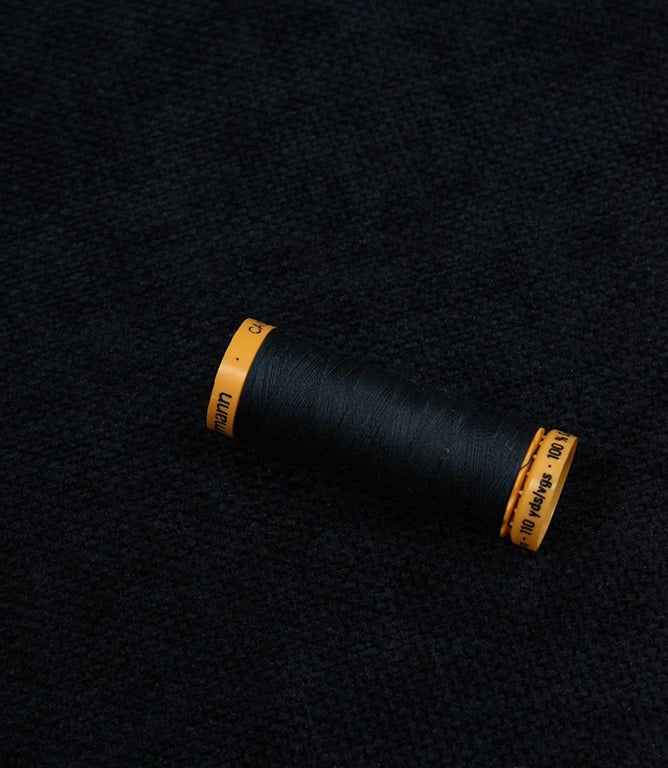 Fine Chenille FR Fabric / Dark Navy - Just Fabrics