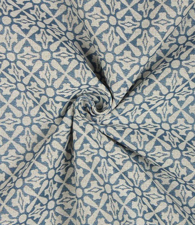 Mullion Outdoor Fabric / Marine - Just Fabrics