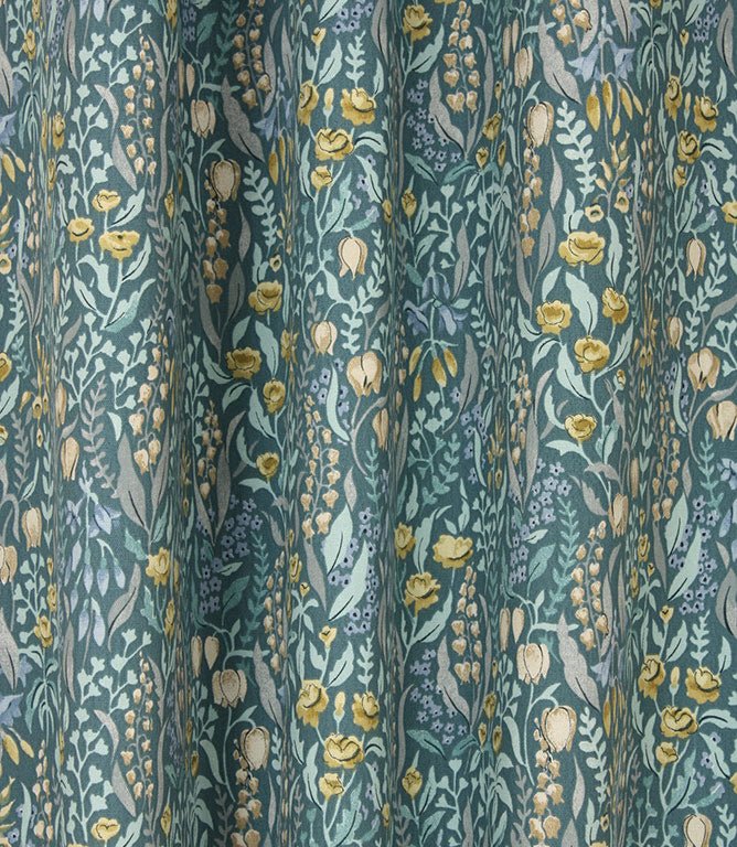 Kelmscott Fabric / Prussian - Just Fabrics