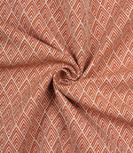 Hayle Outdoor Fabric / Burnt Orange - Just Fabrics